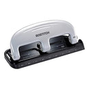 PAPERPRO BOSTITCH OFFICE EZ SQUEEZE 3-HOLE PUNCH, 20 SHEET CAPACITY - GRAY - Like New