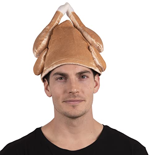 KANGAROO PLUSH THANKSGIVING TURKEY HAT - SILLY HATS FOR ADULTS - Brand New