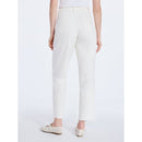 FREE ASSEMBLY CROPPED CARPENTER BARREL JEANS 27" INSEAM - SIZE 10 VANILLA CREAM - Brand New