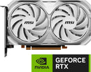 MSI Gaming GeForce RTX 4060 8GB GDRR6 (RTX 4060 Ventus 2X White 8G OC) - WHITE - Like New