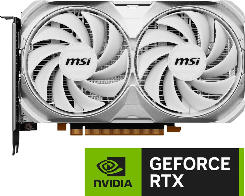 MSI Gaming GeForce RTX 4060 8GB GDRR6 (RTX 4060 Ventus 2X White 8G OC) - WHITE - Like New