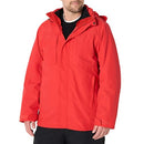 AEMN76460M25 AMAZON ESSENTIALS MENS 3 IN 1 JACKET BRIGHT POPPY RED SIZE L - Brand New