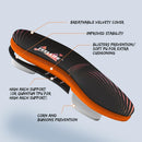 FEELLIFE PLANTAR FASCIITIS RELIEF SHOE INSOLES ARCH XL MEN 10-14 - ORANGE - Like New