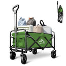 SAILARY COLLAPSIBLE WAGON WITH QUIET WHEELS, VS23FW03-03GN - GREEN - Like New