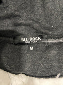 BLUE ROCK NEW YORK SOFT & WARM SHERPA FLEECE LINING JACKET SIZE : M - CHARCOAL - Brand New