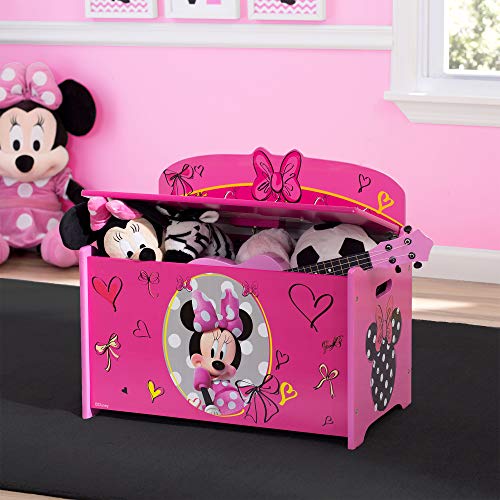 DELTA CHILDREN DELUXE TOY BOX DISNEY MINNIE MOUSE FG24547 - MULTICOLOR - Like New