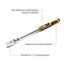 GEARWRENCH 1" 2" FLEX HEAD ELECTRONIC TORQUE WRENCH 25-250 FT/LBS - BLACK/ORANGE - Like New