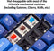 KEYCHRON Q1 QMK CUSTOM MECHANICAL KEYBOARD VERSION 2 BROWN SWITCH - NAVY BLUE - Like New