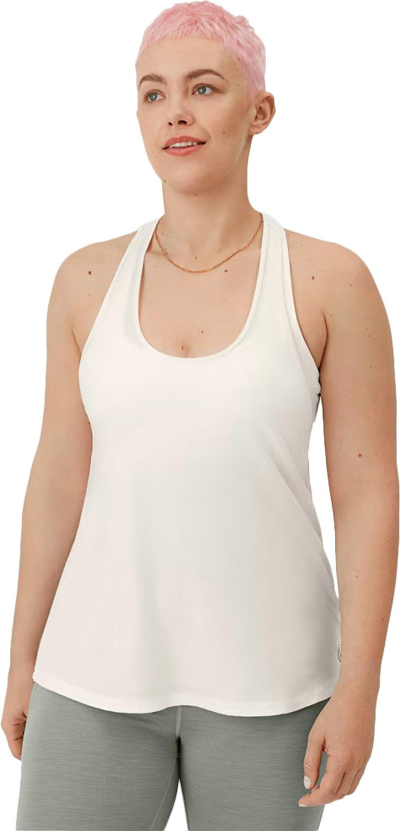 ALLBIRDS WOMEN S NATURAL FLOW STUDIO TANK - SIZE: WOMEN S - BLIZZARD - Brand New