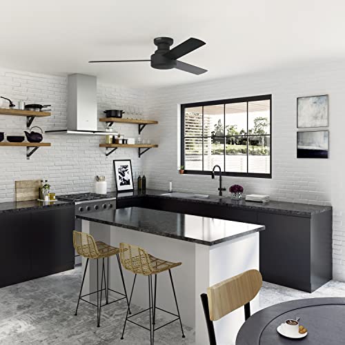 Hunter Fan Company 52407 Presto Ceiling Fan, Matte Black - Like New