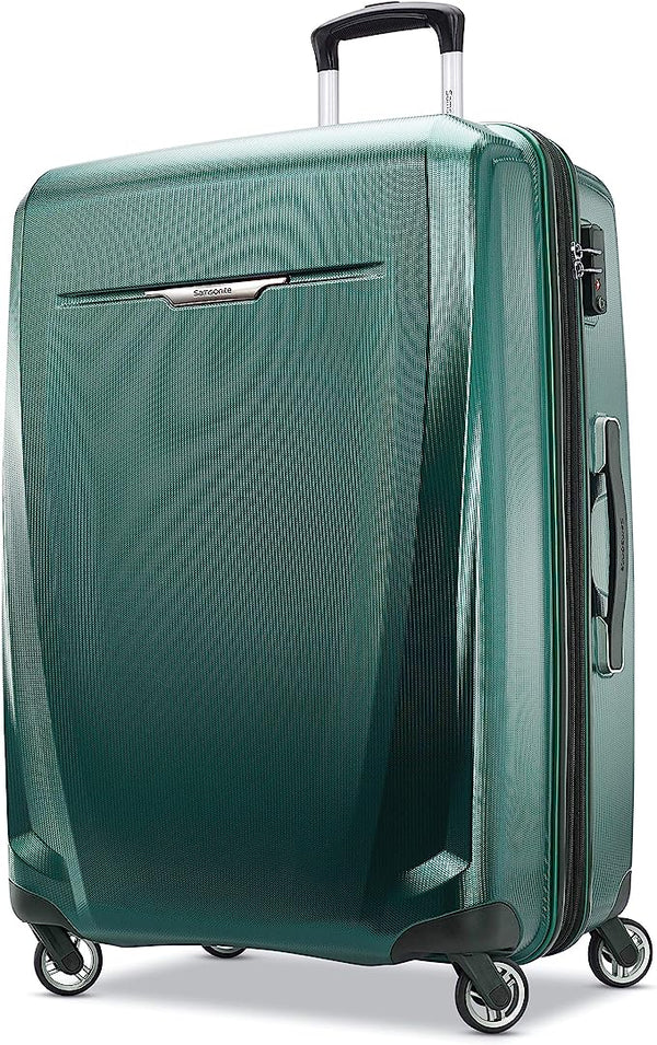 Samsonite Winfield 3 DLX Hardside Luggage Spinners Large 120754-L413 - Emerald Like New