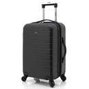 WRANGLER 20" SMART SPINNER CARRY-ON LUGGAGE USB CHARGING PORT BLACK - Like New