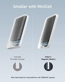 ANKER 621 MAGNETIC PORTABLE CHARGER MAGGO 5,000MAH WIRELESS POWER BANK - WHITE - Brand New