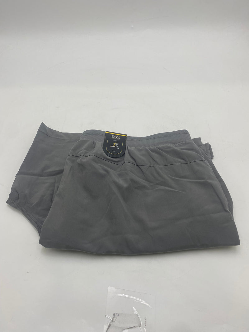 KICK START GEAR SPORTSWEAR SHORTS - SIZE: MEN 2XL - GRAY - Brand New