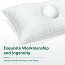COZSINOOR BED PILLOWS FOR SLEEPING KING BREATHABLE DOWN ALTERNATIVE MICROFIBER - Like New