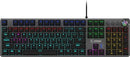 MSI FORGE GK310 Mechanical Keyboard - RED SWITCHES RGB ERGONOMIC - BLACK - Like New
