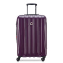 DELSEY PARIS HELIUM AERO 25" 4-WHEEL MEDIUM LUGGAGE - PLUM - PLUM/PURPLE - Brand New