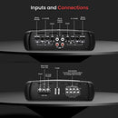 PYLE 14” CLASS AB MOSFET AMPLIFIER - 4 CHANNEL 2000 WATTS - BLACK - Like New