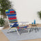 Rio Brands 4-Position Backpack Lace-Up Suspension Folding Beach Chair - Like New