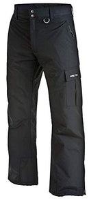 ARCTIX MEN'S MOUNTAIN PREMIUM SNOWBOARD CARGO PANTS, 32 INSEAM, SIZE 32L, BLACK - Brand New