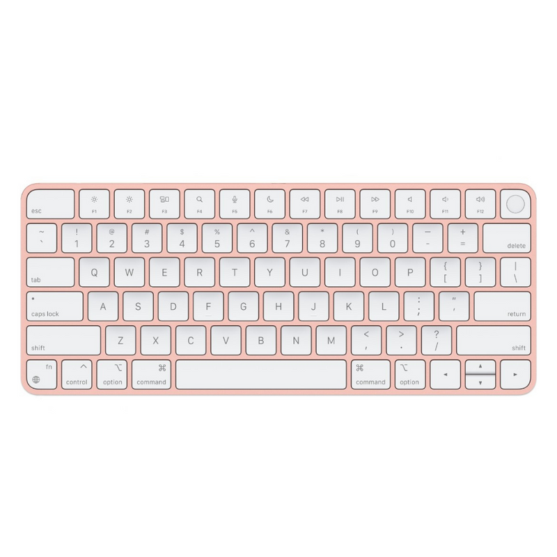 Apple Magic Keyboard with Touch ID Wireless Bluetooth Silicon Genuine -PINK Like New