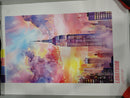 DFAIUY 2D FLAT, 2D FLAT, SET OF 3 - 2D CANVAS PAINTING HIGH QUALITY PRINTING - Like New