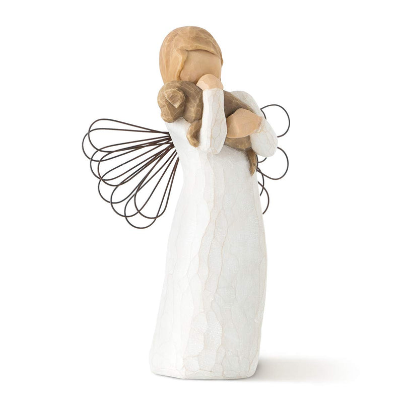 WILLOW TREE ANGEL OF FRIENDSHIP SCULPTED HAND-PAINTED ANGEL 26011 - WHITE Like New