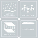 Galaxy by Harvic Men's Sherpa-Lined Hooded Puffer Jacket Zip, XL, Navy - Like New