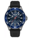 KENNETH COLE REACTION ANALOG WATCH KRWGM9007102 - FOR MEN - BLACK/BLUE - Like New