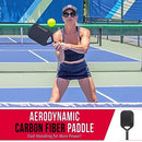 GoSports GS AIR USAPA APPROVED CARBON FIBER PICKLEBALL PADDLE - BLACK - Like New