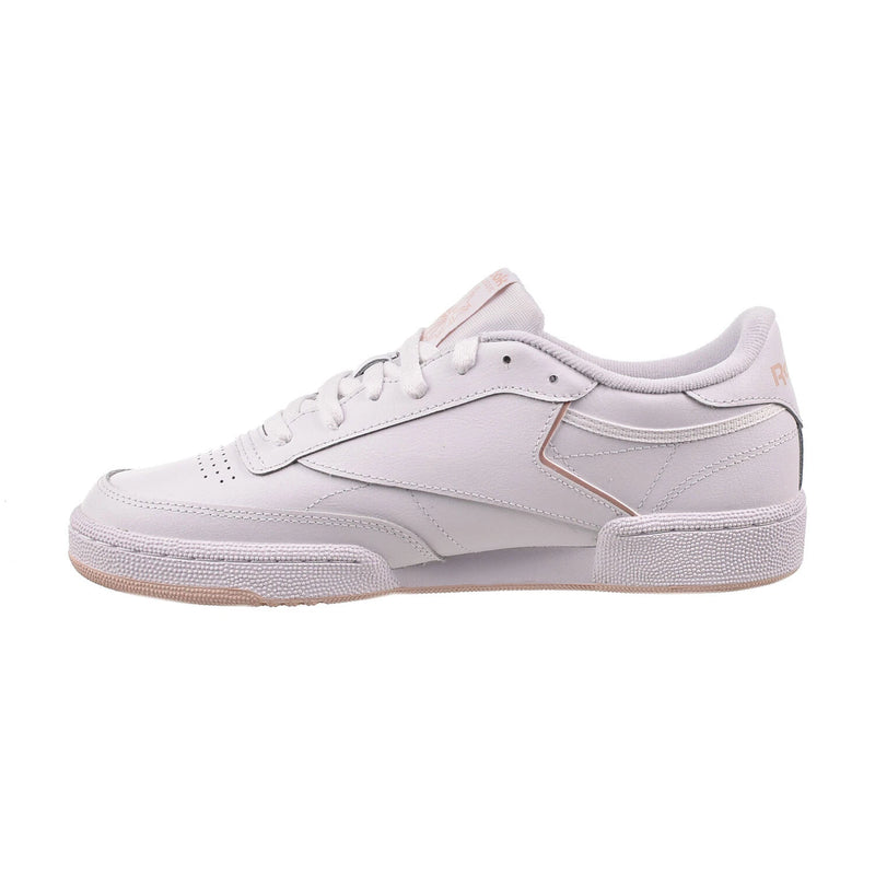 REEBOK WOMEN'S CLUB C 85 SHOES SIZE: WOMEN 7.5 (AU/UK W5) (EU W38) - WHITE/PINK - Like New