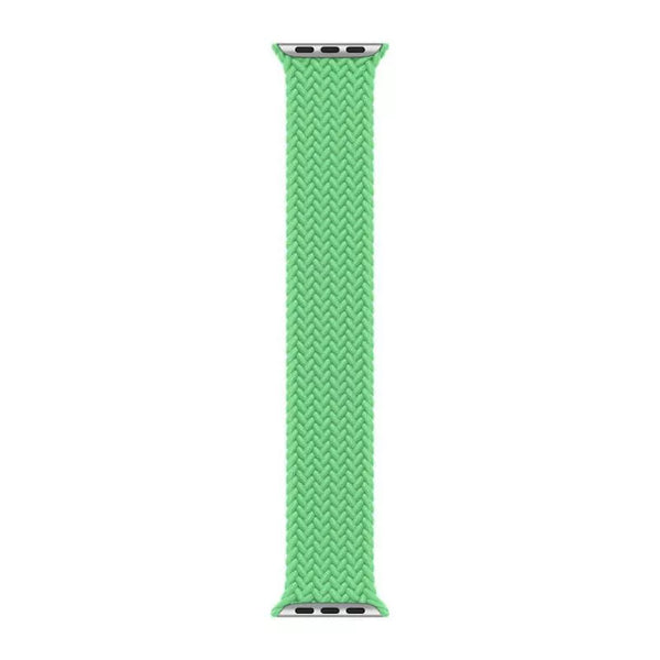 APPLE WATCH BRAIDED SOLO LOOP 45MM - SIZE 9 - BRIGHT GREEN - Like New
