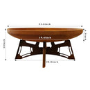 Outdoor Fire Pit Wood Burning Firepit 23.6 Inch Camping Grill Fire Bowl - Brand New