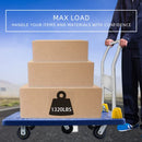 YSSOA Platform Truck with 1320lb Weight Capacity and 360 Degree Swivel Wheels - Brand New