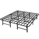 ZIYOO Heavy Duty King Size Folding Bed Frame, 16" High with Sturdy Steel Slats - Brand New