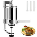 VEVOR SAUSAGE STUFFER, 2.5LBS/1.5L CAPACITY, STAINLESS STEEL VERTICAL STUFFER - Like New