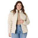 AMAZON ESSENTIALS WOMANS LIGHTWEIGHT PUFFER JACKET - SIZE M - PUMICE - Brand New