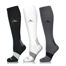NEWZILL Medical Compression Socks for Women & Men, 20-30 mmHg, 3 Socks/Pack - Like New