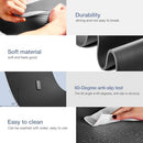 Gruper Thick Yoga Mat Non Slip Large Size 72" L x 32" W x 0.6" TH - Black - Like New