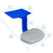 ECR4KIDS SURF PORTABLE LAP DESK CUSHION SEATING ELR-15808-BL - BLUE - Like New