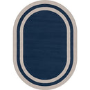 CAMILSON Modern Area Rug 5x7 Easy-Cleaning Non-Shedding Color (5 x 7 Navy Blue) - Brand New