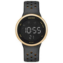 ARMITRON SPORT UNISEX DIGITAL CHRONOGRAPH SILICONE STRAP WATCH -BLACK/GOLD - Like New