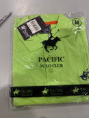 PACIFIC POLO CLUB MENS SHORT SLEEVE, SIZE M - SPEARMINT - Brand New