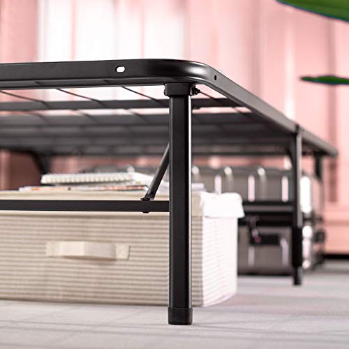 ZINUS SMARTBASE TOOL-FREE ASSEMBLY MATTRESS FOUNDATION FULL - BLACK - Like New