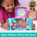 DREAMWORKS GABBY’S DOLLHOUSE DRESS-UP CLOSET PORTABLE PLAYSET DOLL MISSING - Like New