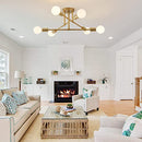 LINMIFO MODERN SPUTNIK CHANDELIER CEILING LIGHT FIXTURE 6-LIGHT CHANDELIER - Like New