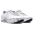 Under Armour Men's HOVR Sonic 6 Running Shoe White/White/Metsilver Size 8.5 New