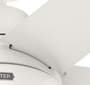 HUNTER AERODYNE WITH LED LIGHT 52 INCH-SMART - WHITE - Like New