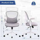 ZUNMOS Home Office Chair, Adjustable Rotatable Headrest, C3519-GYZQ - Grey - Like New
