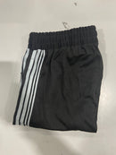 JUMP START BLACK AND SILVER STRIPES BASKETBALL SHORT - SIZE: MEN M - Brand New